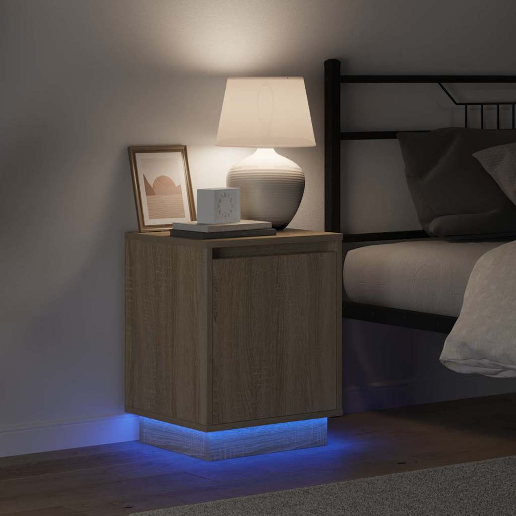 vidaXL Κομοδίνο με Sonoma Δρυς 39 x 34.5 x 50 εκ. Επεξεργασμένο ξύλο