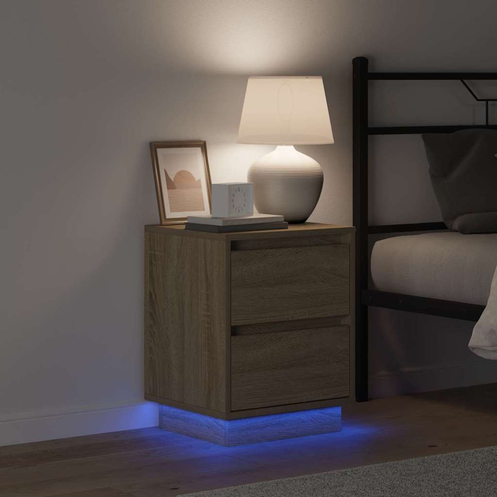 vidaXL Κομοδίνο με Sonoma Δρυς 39 x 34.5 x 50 εκ. Επεξεργασμένο ξύλο