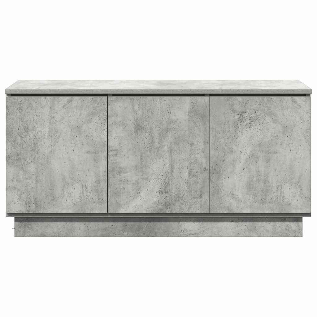 vidaXL Ντουλάπι TV 100 x 38 x 49 εκ. Σκυρόδεμα Γκρι Επεξεργασμένο Ξύλο