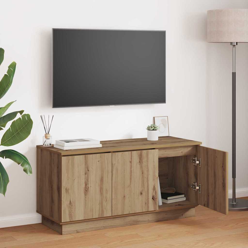 vidaXL Ντουλάπι TV Artisan Oak 100 x 38 x 49 εκ. Επεξεργασμένο ξύλο