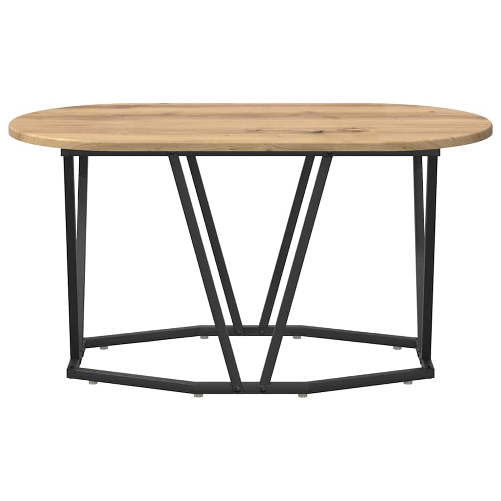 vidaXL Τραπέζι του καφέ artisan δρυς 80 x 40 x 40.5 εκ