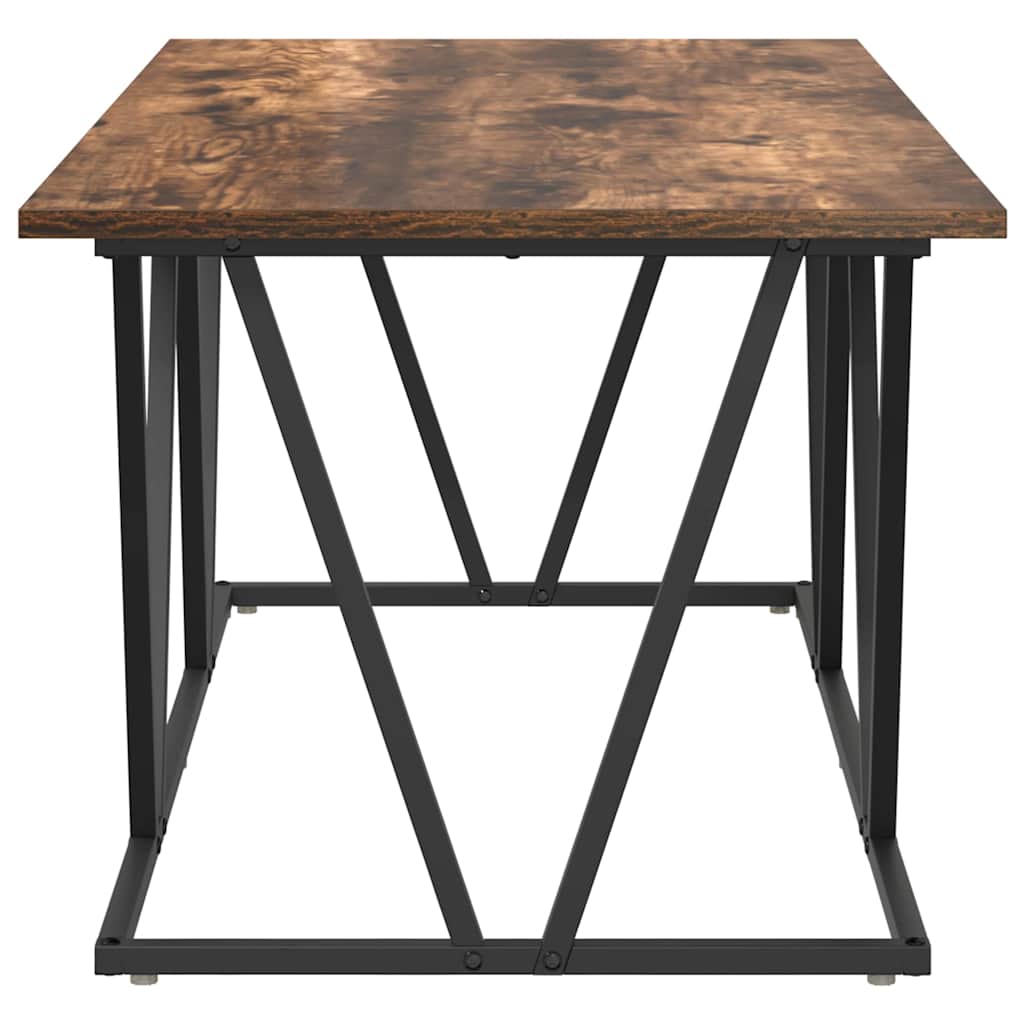 vidaXL Τραπεζάκι σαλονιού Καπνιστή δρυς 100 x 50 x 40 cm