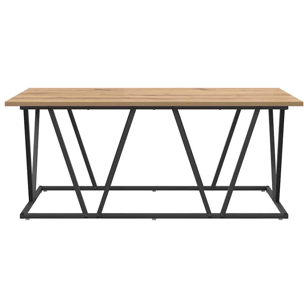 vidaXL Τραπεζάκι σαλονιού artisan δρυς 100 x 50 x 40 cm