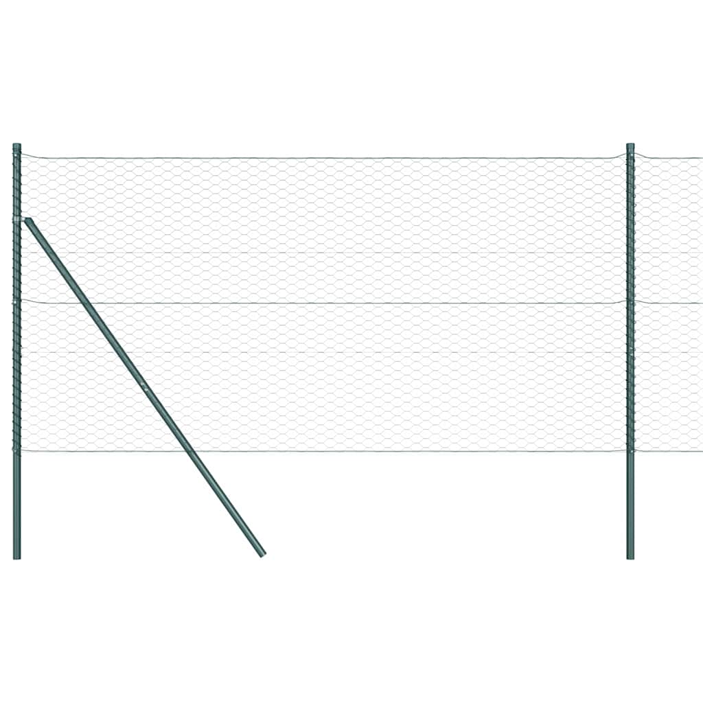 vidaXL Στύλος Περιφράξεων Πράσινο 10 x 1 μ (36 mm πλέγμα)