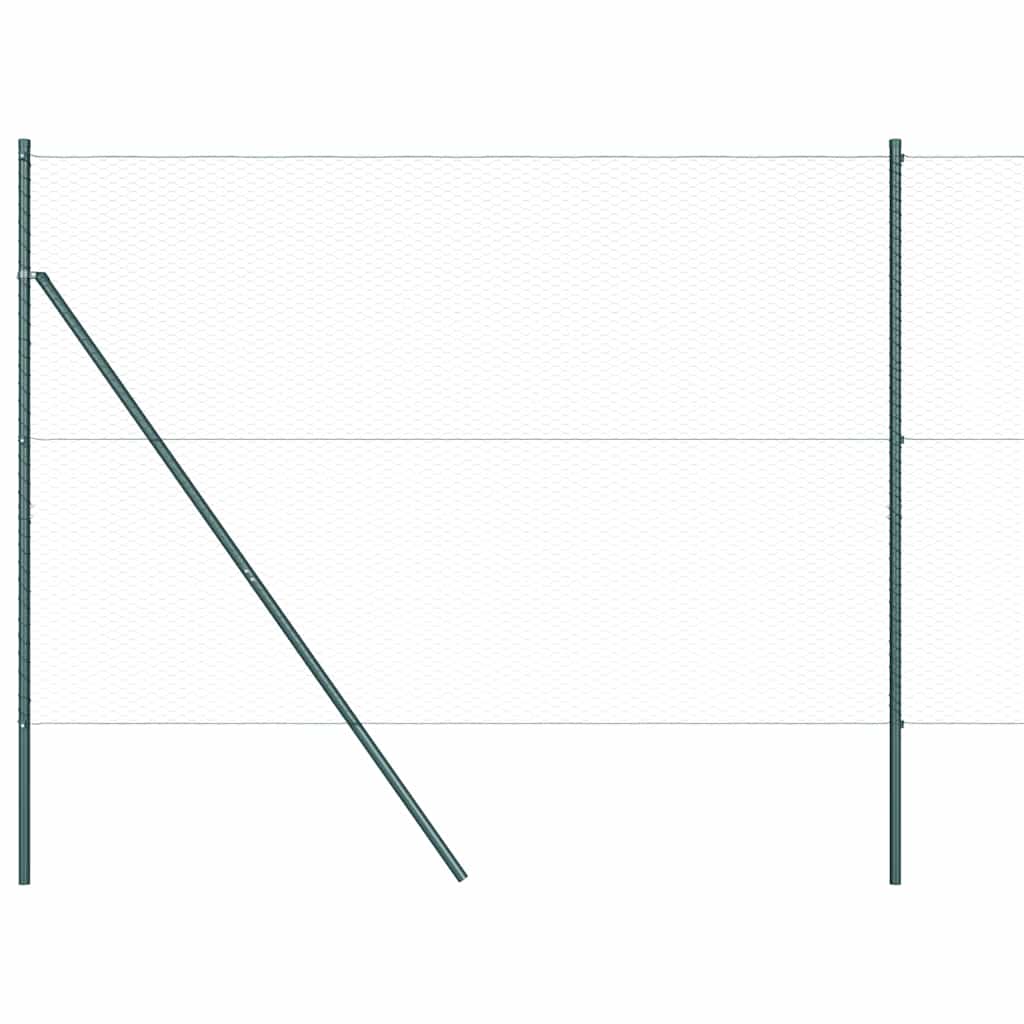 Πράσινη Κυψελωτή Περίφραξη vidaXL 1.6x10 μ Στεγανό Χάλυβα