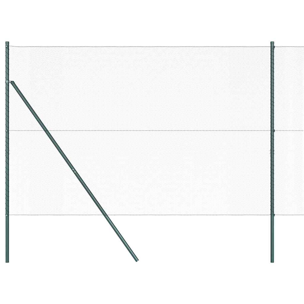 Εξαγωνικός Φράκτης vidaXL Πράσινος 1,6x25 μ. Χάλυβας