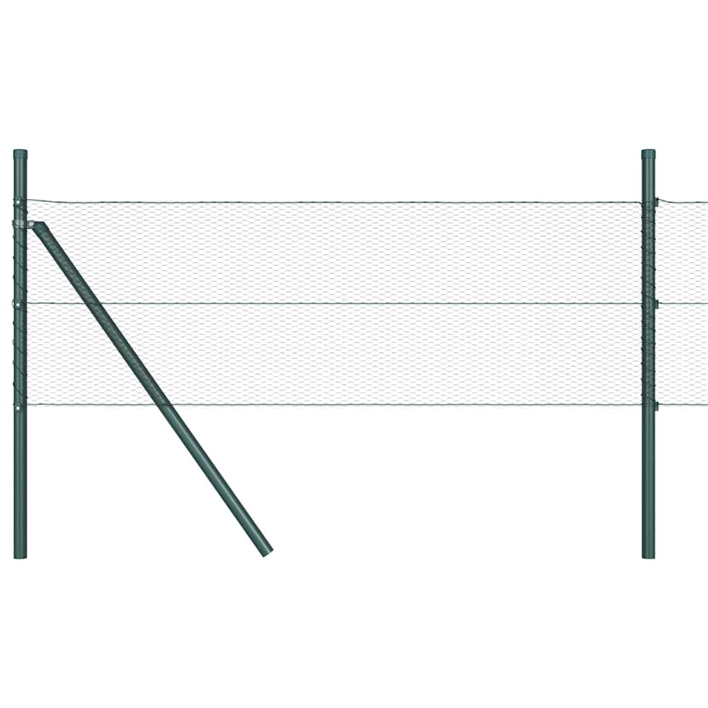 Φράχτης Hexagon vidaXL Γκρι 0.5x50 μ Χάλυβας