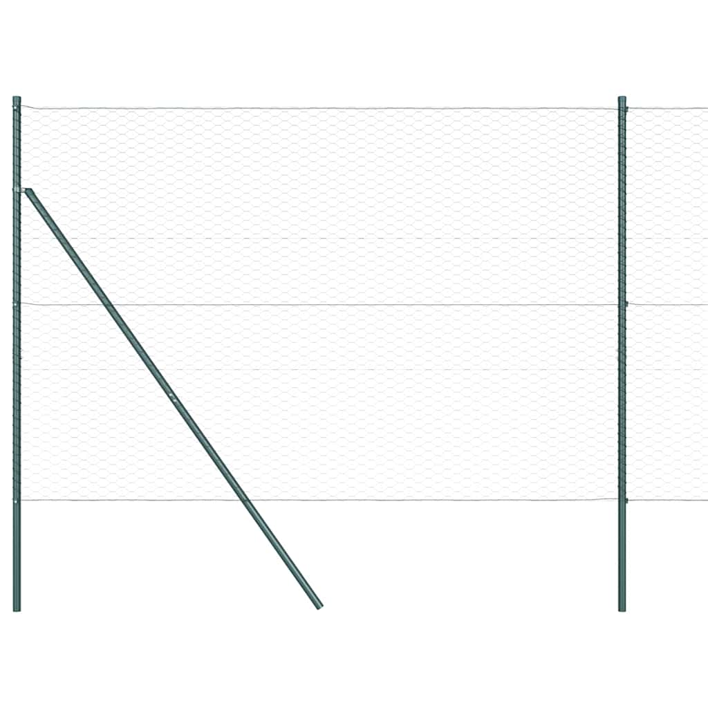 Φράχτης Hexagon vidaXL Γκρι 1,5x50 μ Ατσάλι