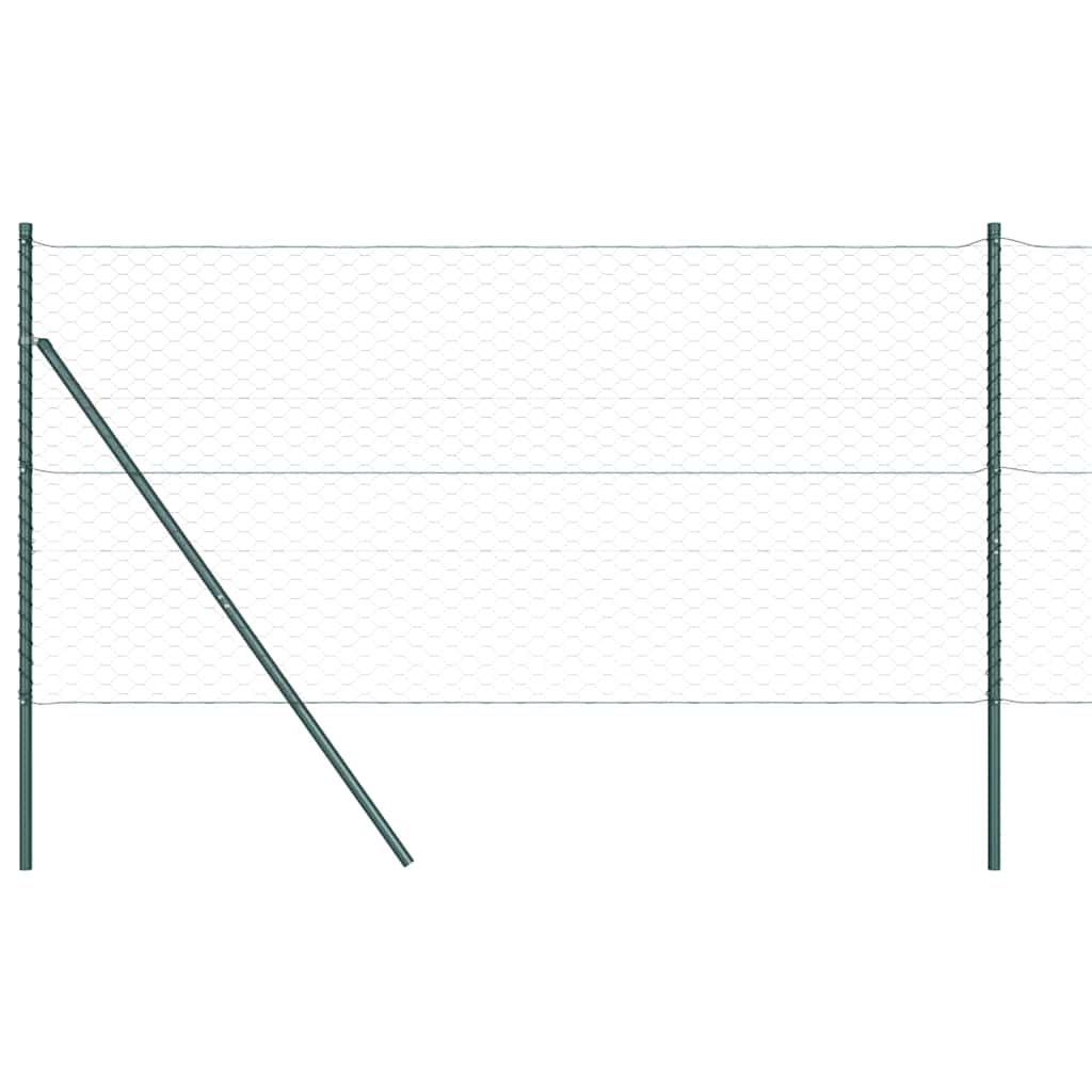 vidaXL Κυκλικός Φράχτης Γκρι 1x100 μ Ατσάλι