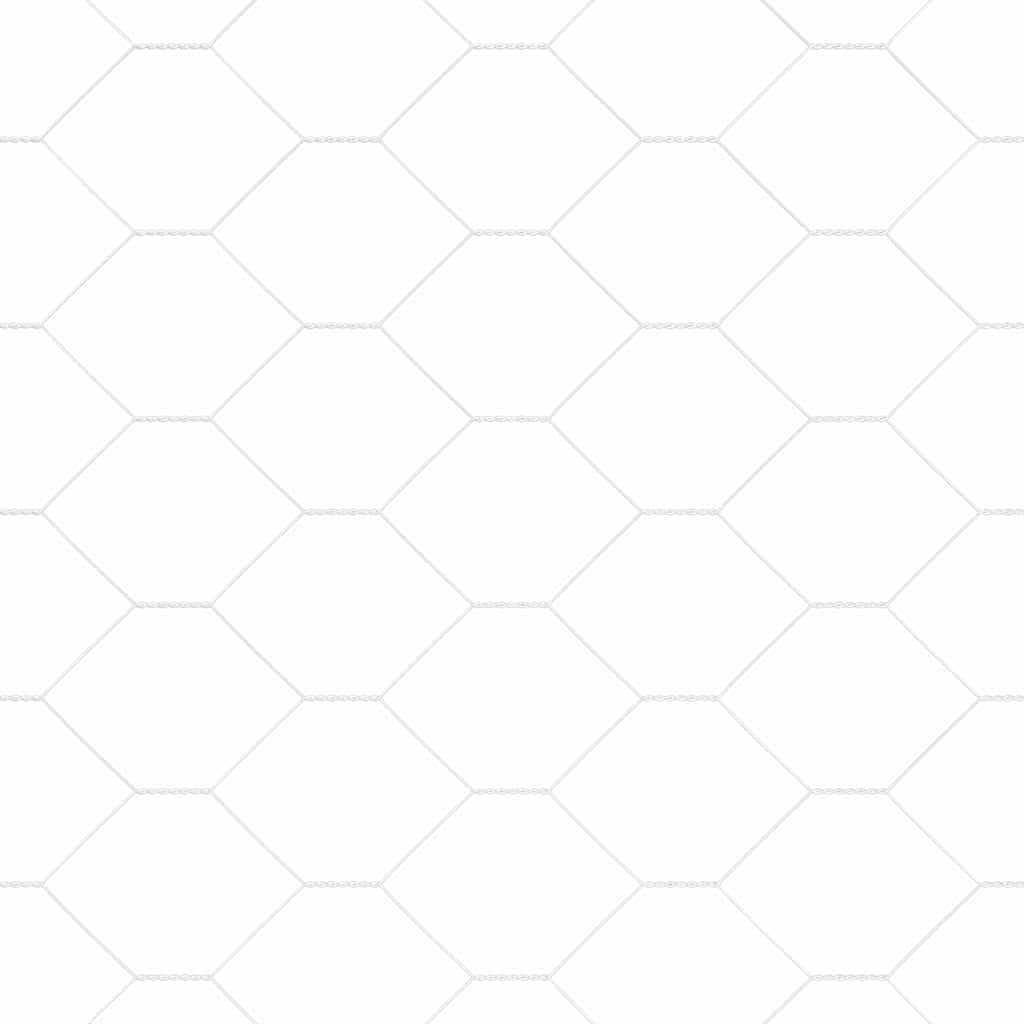 vidaXL Hexagon Fence 1.4 x 10 μ Γαλβανισμένο Ατσάλι