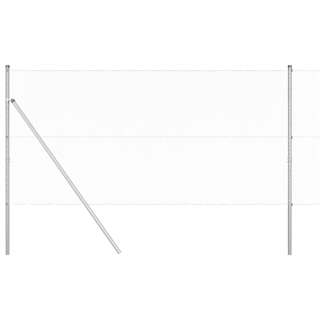 vidaXL Hexagon Fence 1.2x50 m Γαλβανισμένος Χάλυβας