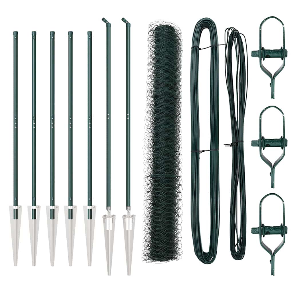 Εξωτερικός Φράχτης Hexagon verde 1x10 μ Ατσάλι