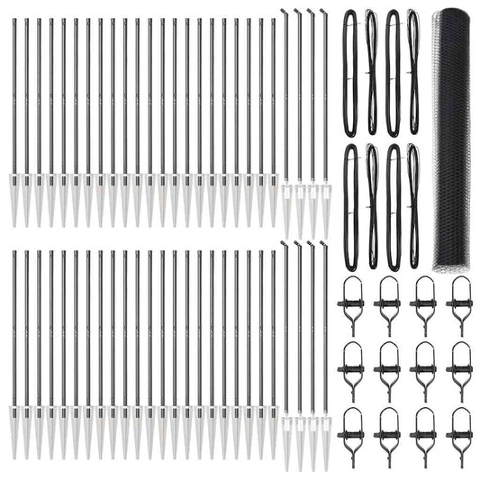 vidaXL Γκρι Πολυγωνικός Φράχτης 1,2x100 μ Χάλυβας