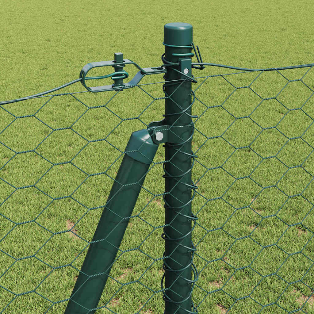 Φράκτης vidaXL Εξωτερικού Χώρου Πράσινος 1,2x100 m Χάλυβας