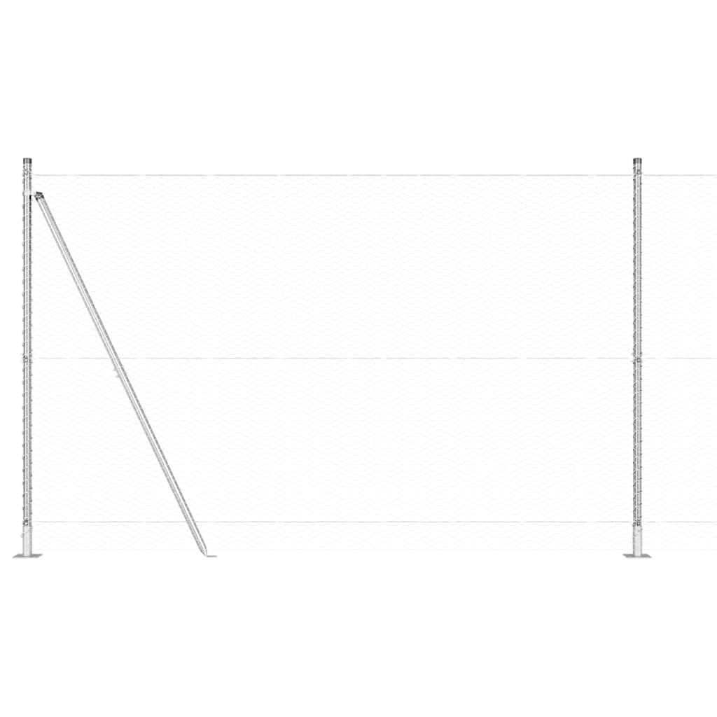 vidaXL Σετ Φρακτών Σετ 2 Γαλβανισμένος ατσάλι 25 x 1.5 μ Ανθεκτικό