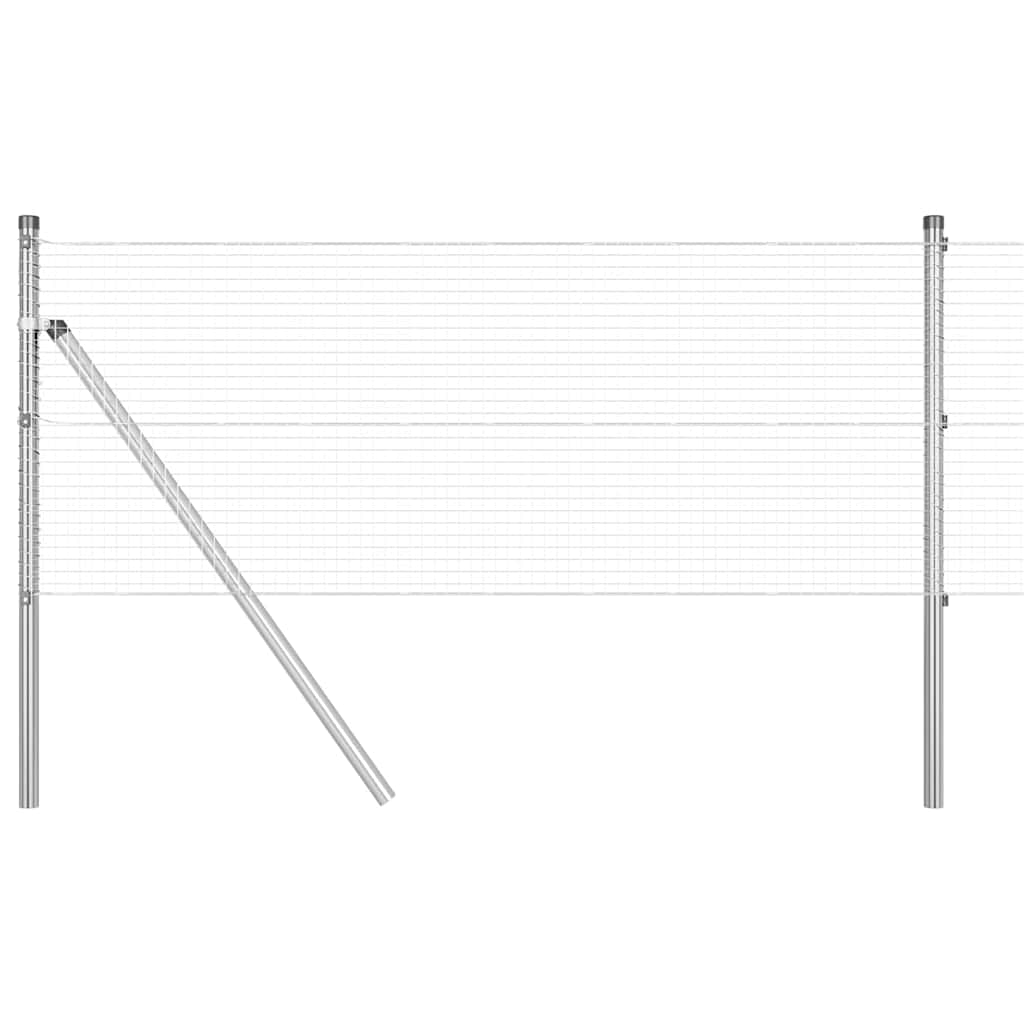 vidaXL Γαλβανισμένο Συρματόπλεγμα με 13 Πόλους 0.4x50 μ