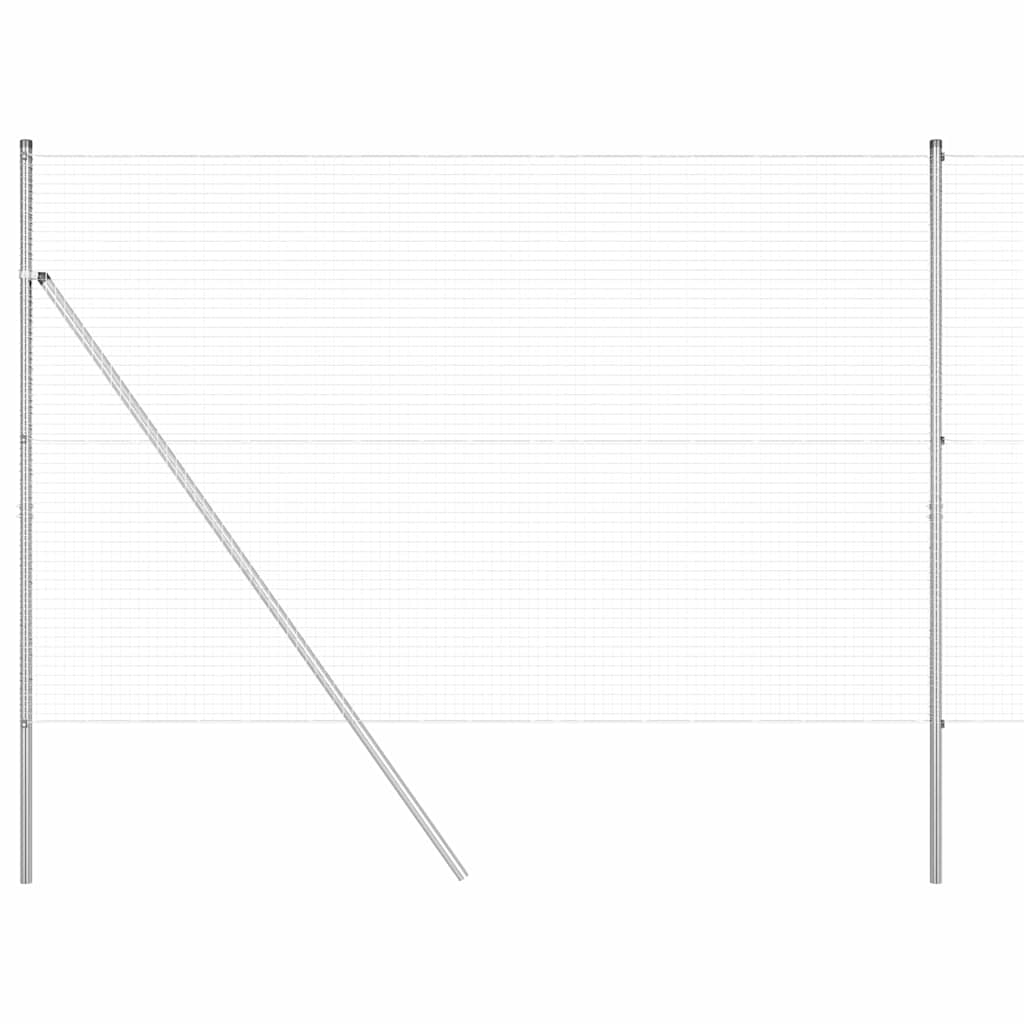 vidaXL Συρματόπλεγμα με 13 Πόλους 1.5x50 μ Γαλβανισμένο Ατσάλι
