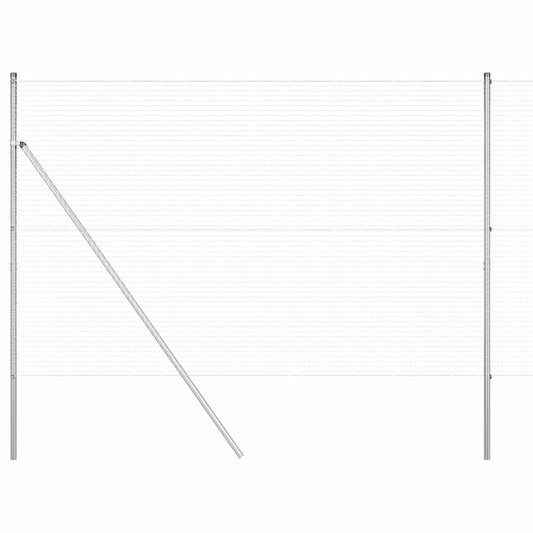 vidaXL Συρματόπλεγμα με 13 Πόλους 1.5x50 μ Γαλβανισμένο Ατσάλι