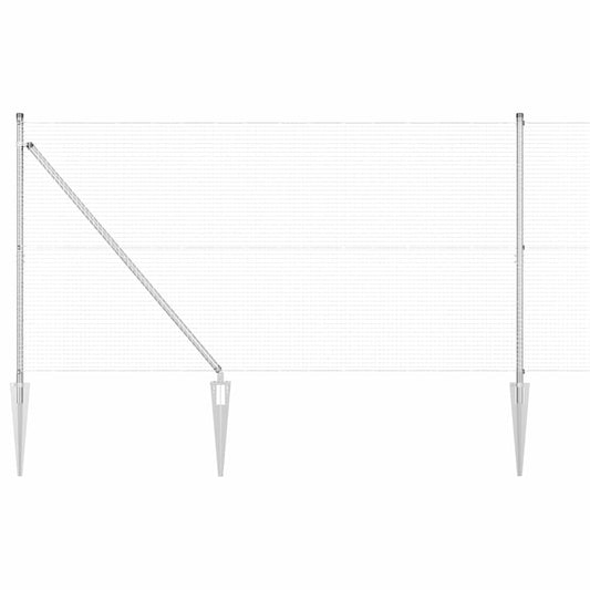 vidaXL Γαλβανισμένος Φράχτης από Σύρμα με 13 Ακίδες 1.2x25 μ