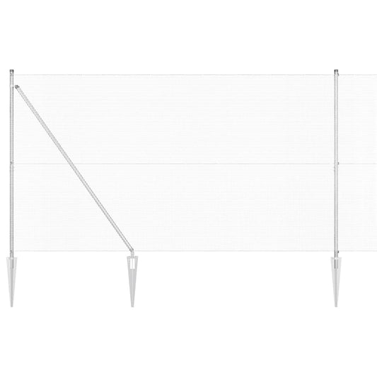 vidaXL Γαλβανισμένο Συρματόπλεγμα με 13 αγκύρες 1.5x50 μ. Γαλβανισμένος χάλυβας