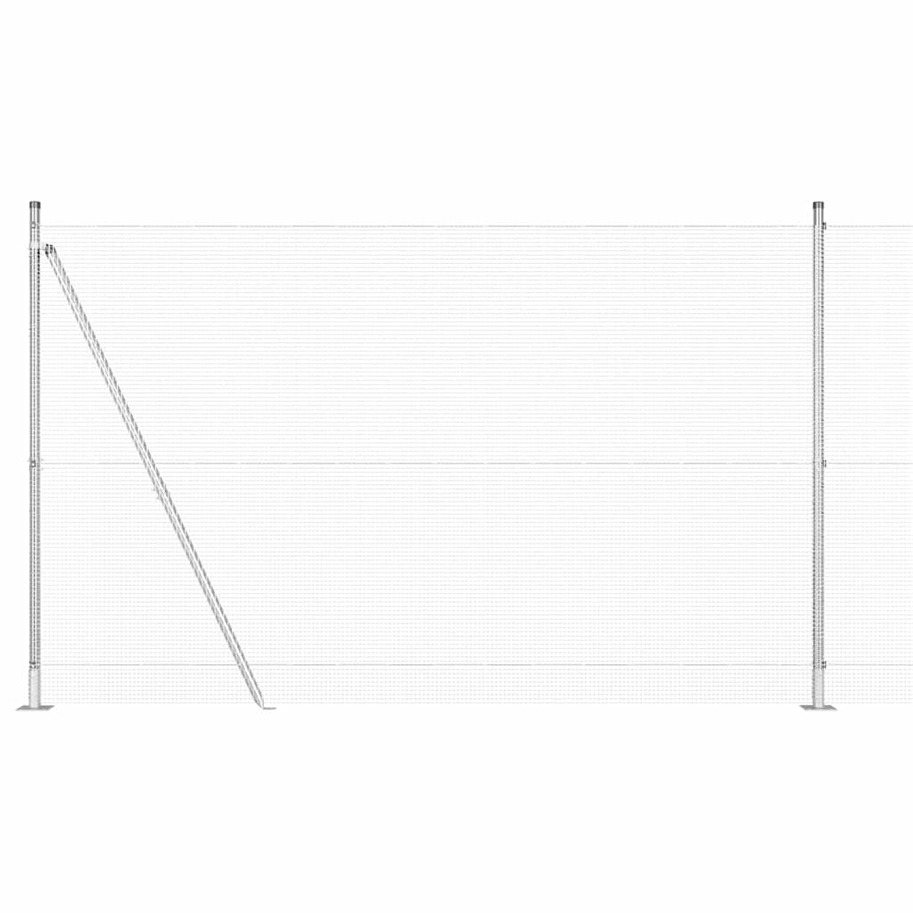 vidaXL Γαλβανισμένο Συρματόπλεγμα με 7 Στερεά Πόδια 1.6x10 μ