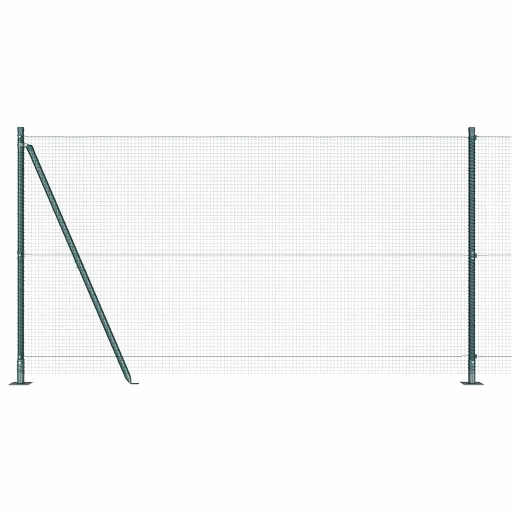 vidaXL Συρματόπλεγμα με Σκυρόδεμα 10 x 1,2 μ PVC-Επικαλυμμένο Ατσάλι