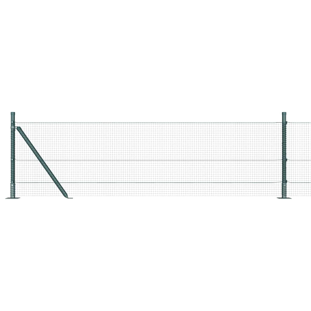 vidaXL Συρματόπλεγμα με Σκυρόδεμα 100 x 0,4 μ. PVC-Επικαλυμμένο Ατσάλι