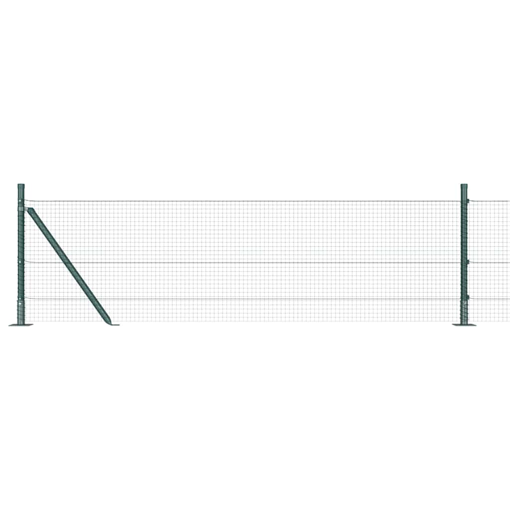 vidaXL Συρματόπλεγμα με Σκυρόδεμα 100 x 0,4 μ. PVC-Επικαλυμμένο Ατσάλι