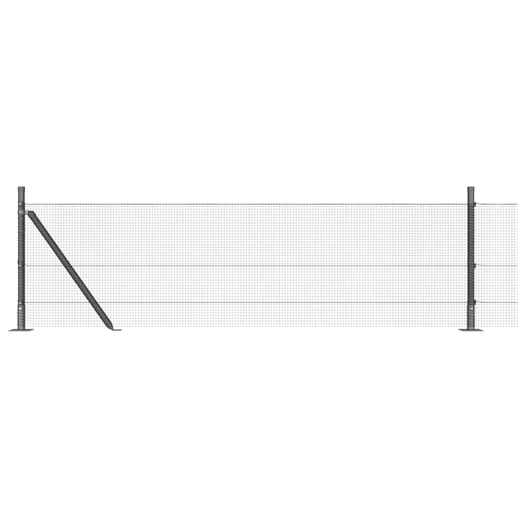 vidaXL Συρματόπλεγμα με Σκυρόδεμα 10 x 0,4 m PVC-Επικαλυμμένο Ατσάλι