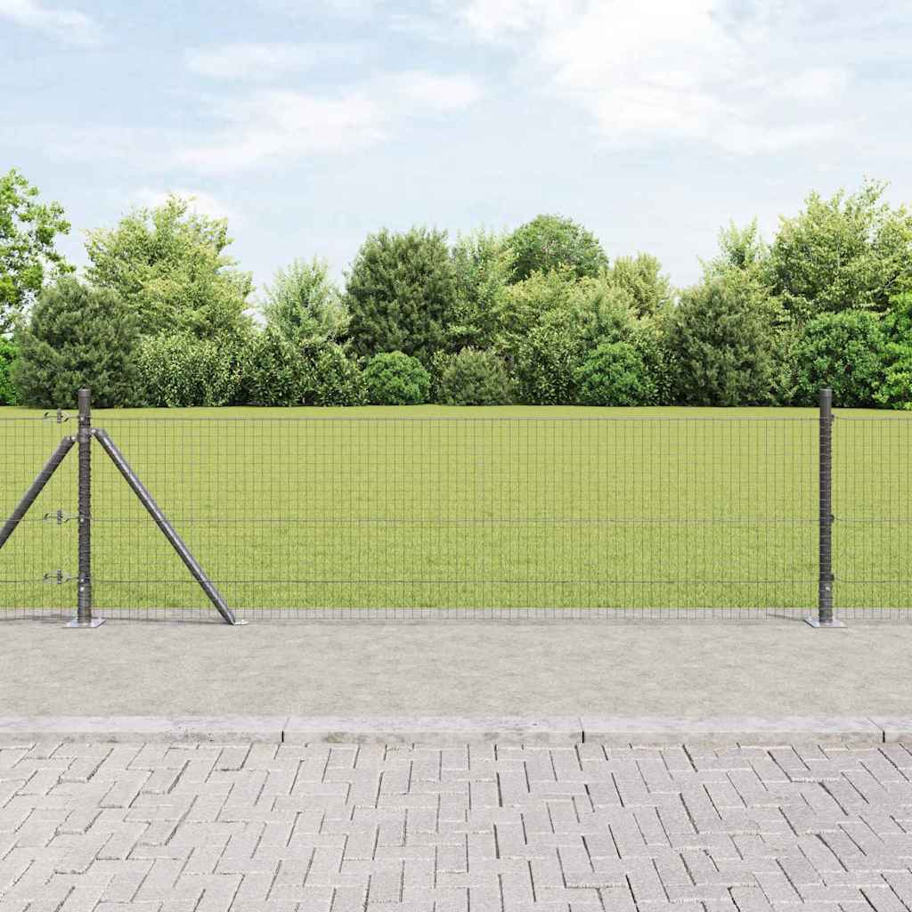 vidaXL Συρματόπλεγμα με Σκυρόδεμα 50 x 0,4 μ PVC-Επικαλυμμένο Ατσάλι