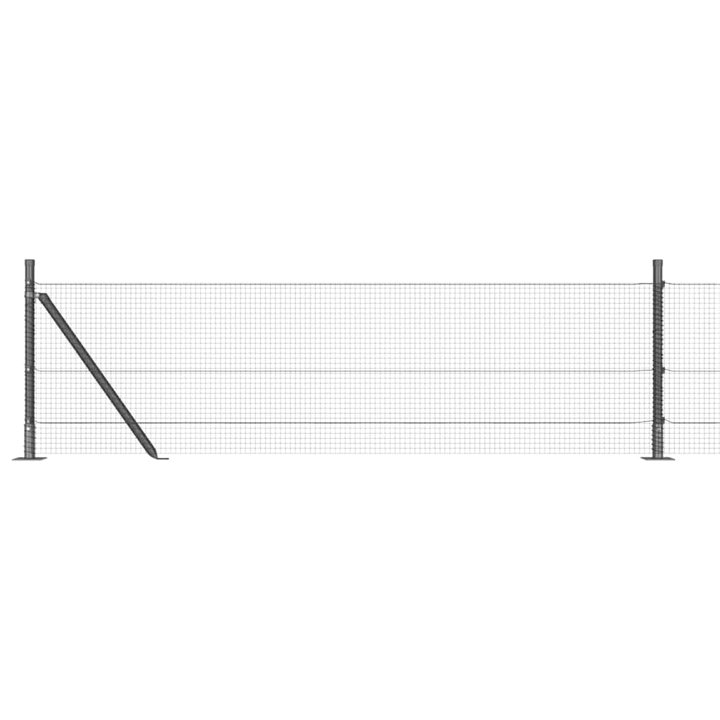 vidaXL Συρματόπλεγμα με Σκυρόδεμα 50 x 0,6 μ PVC-Επικαλυμμένο Ατσάλι