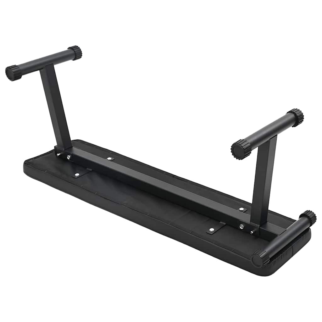 vidaXL Αναδιπλούμενος Πάγκος Βάρους Μαύρο 109 x 29 x 42 εκ. Ατσάλι