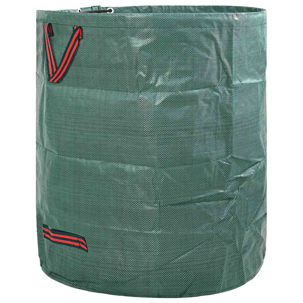 vidaXL Σακούλες Σκουπιδιών Κήπου 12 pcs Πράσινο 67 x 67 x 75,5 εκ