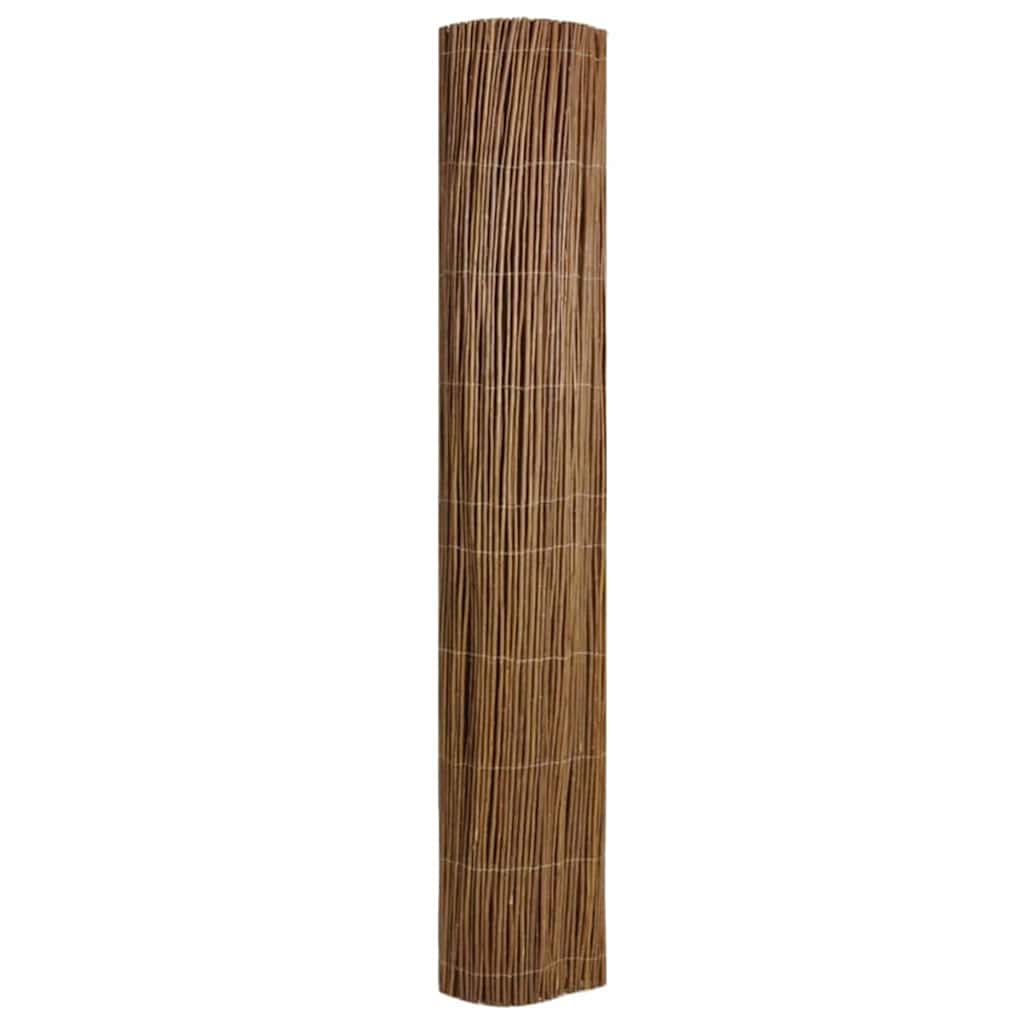vidaXL Φράκτης Ιτιάς Φυσικό 170 x 500 cm Ιτιά