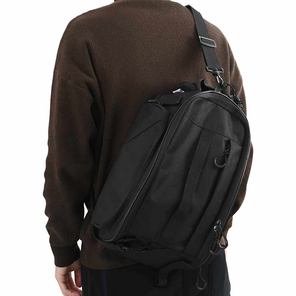 vidaXL Τσάντα Ποδηλάτου Μαύρο 38 x 21 x 16 cm Πολυεστέρας