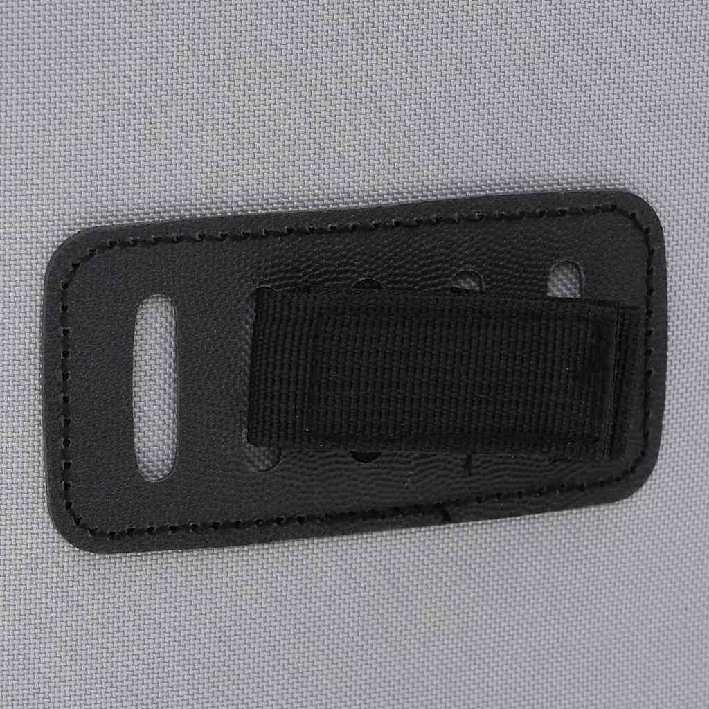 vidaXL Τσάντα Ποδηλάτου Γκρι 31 x 13 x 58 εκ Πολυεστέρας