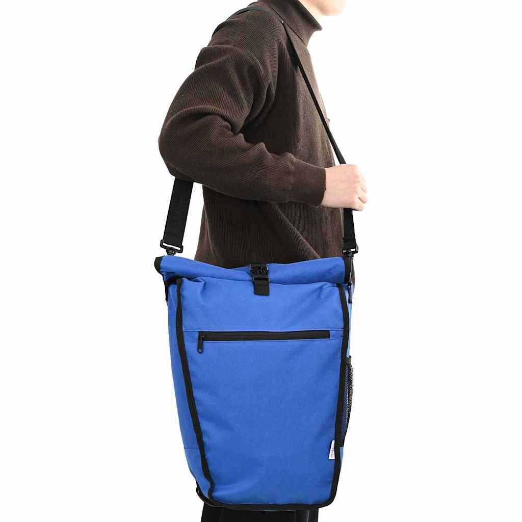 vidaXL Τσάντα Ποδηλάτου Μπλε 34 x 16 x 59 εκ. Πολυεστέρας