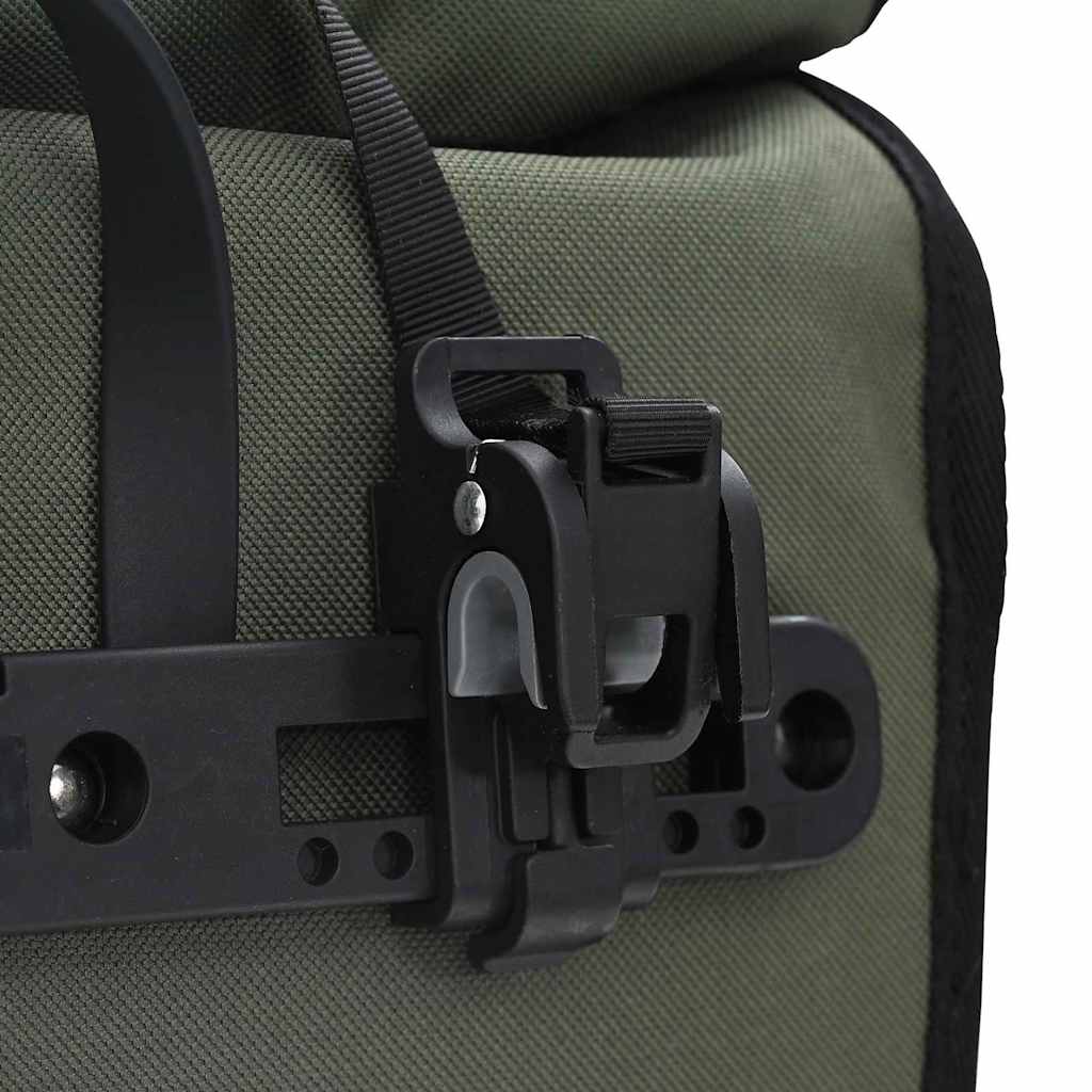 vidaXL Τσάντα Ποδηλάτου Ελιά 34 x 16 x 59 εκ. Πολυεστέρας