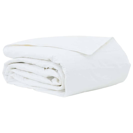 vidaXL Κουβέρτες & Κουβέρτες Λευκό 200 x 220 εκ. Πούπουλο