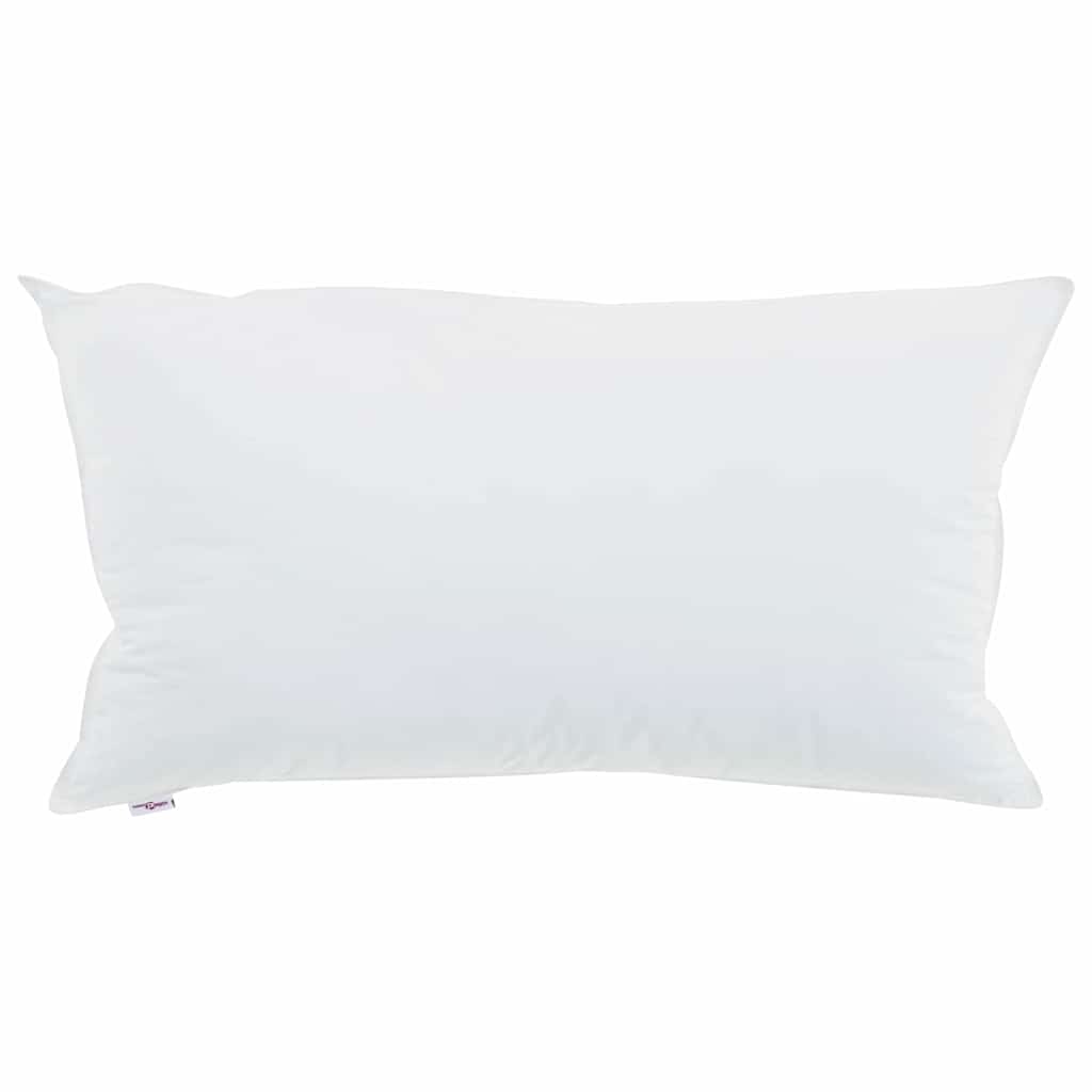 vidaXL Μαξιλάρι με μαξιλάρι Λευκό 130gsm 100% βαμβάκι