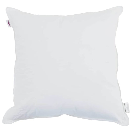 vidaXL Μαξιλάρι με μαξιλάρι Λευκό 130gsm 100% βαμβάκι