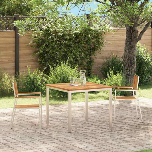 vidaXL Καρέκλα Κήπου 2 pcs Καφέ 56 x 54,5 x 87 εκ. Στερεό Ξύλο Ακακίας