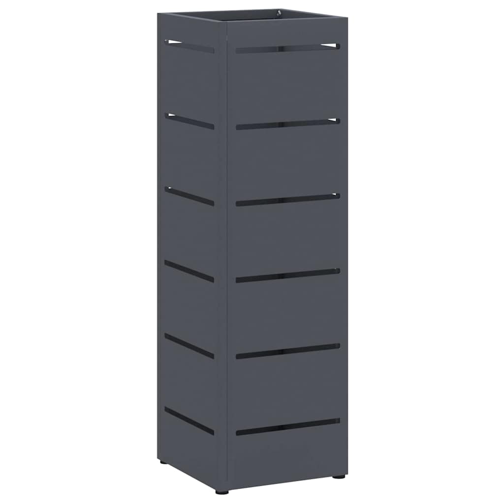vidaXL Βάση ομπρέλας βροχής Ανθρακί 15,5 x 15,5 x 49 εκ Ατσάλι