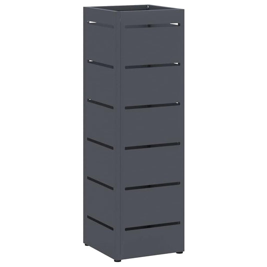 vidaXL Βάση ομπρέλας βροχής Ανθρακί 15,5 x 15,5 x 49 εκ Ατσάλι