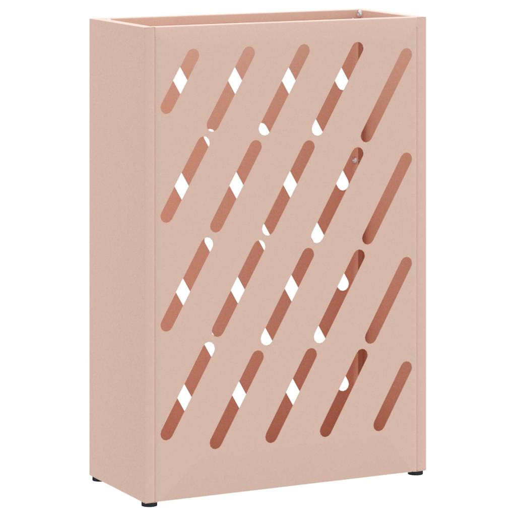 vidaXL Βάση ομπρέλας βροχής Ροζ 28 x 12 x 41 εκ Ατσάλι