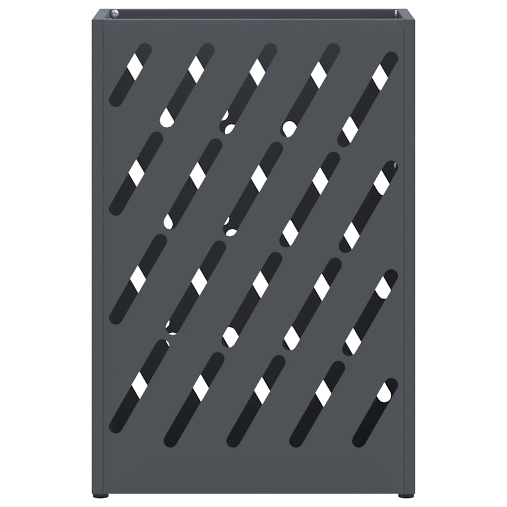 vidaXL Βάση ομπρέλας βροχής Ανθρακί 28 x 12 x 41 εκ Ατσάλι
