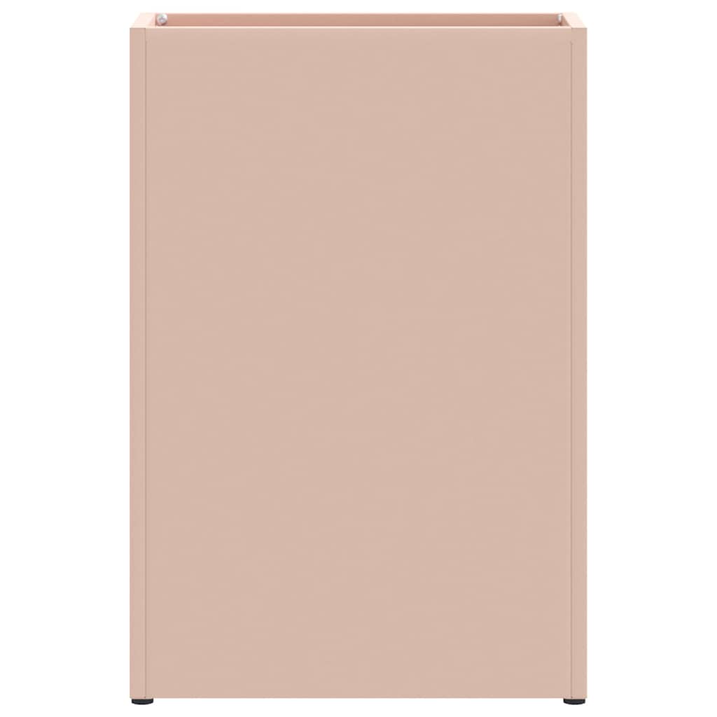 vidaXL Σχέδιο & βάση αποθήκευσης Ροζ 28 x 12 x 41 εκ Ατσάλι