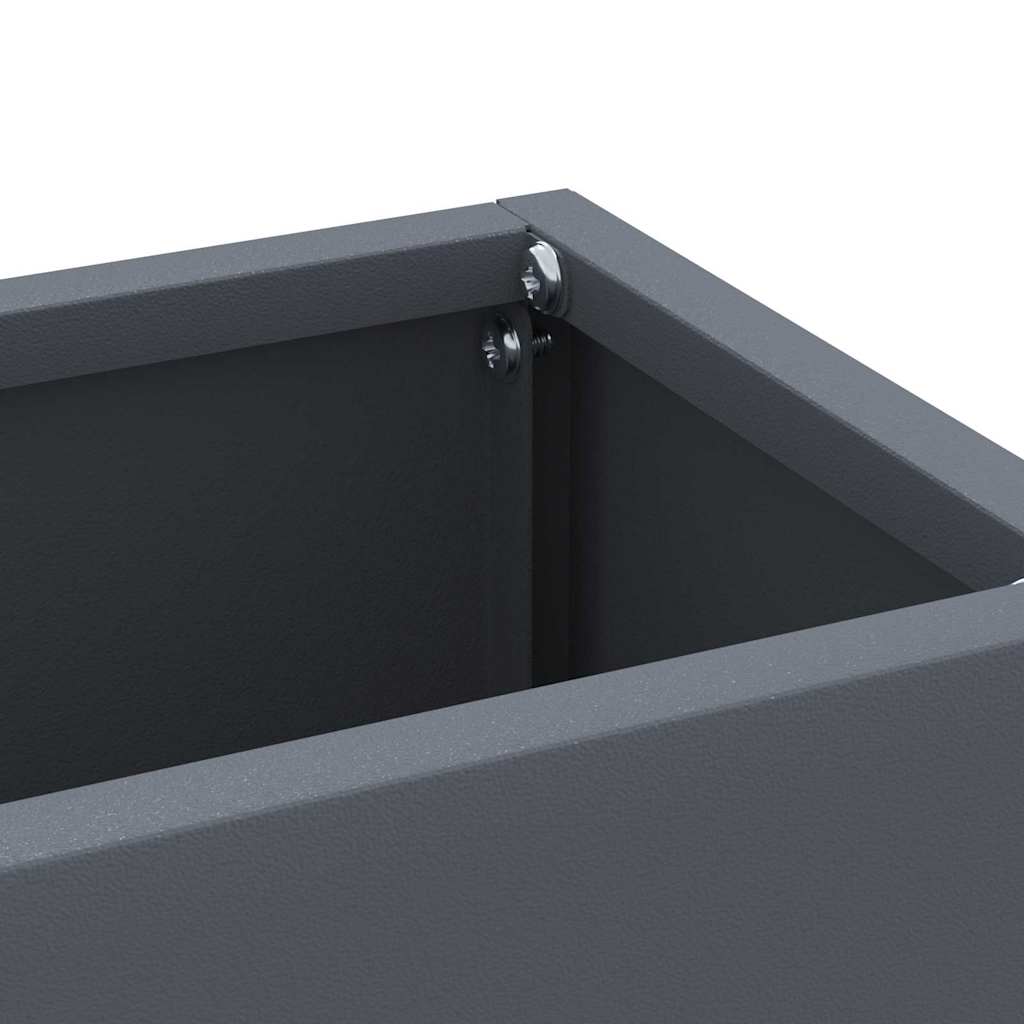 vidaXL Βάση ομπρέλας βροχής Ανθρακί 28 x 12 x 41 εκ Ατσάλι