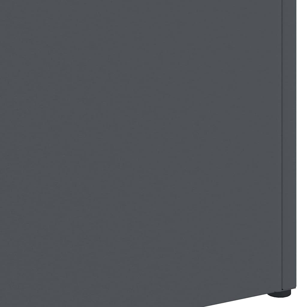 vidaXL Βάση ομπρέλας βροχής Ανθρακί 28 x 12 x 41 εκ Ατσάλι
