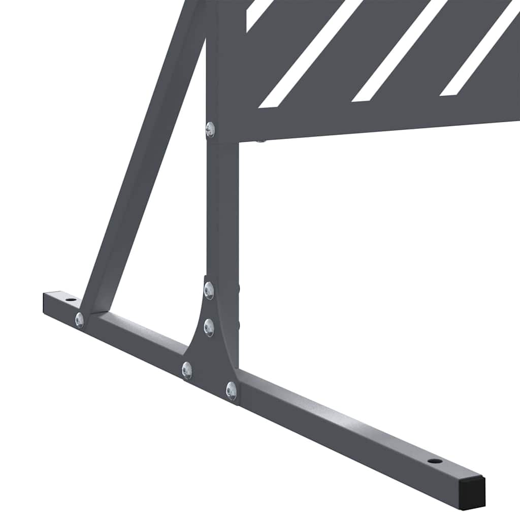 vidaXL Οθόνη Ιδιωτικότητας Ανθρακί 100 x 50 x 180 εκ. Ατσάλι